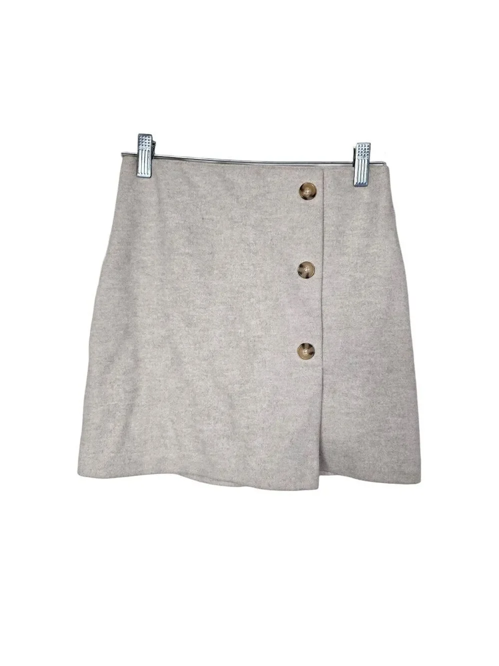 GB Girls Front Button Girls Light Tan Skirt 12